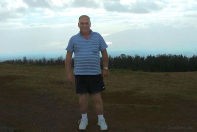 August 2010 - Don Boyd with west Maui in the background