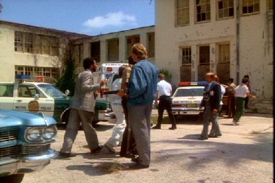1987 - old South Beach Elementary School - scene from Miami Vice episode