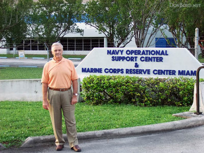 September 2010 - Charles D. Carter at the Navy & Marine Reserve Center, former site of the IFC for the Army's Nike missile base