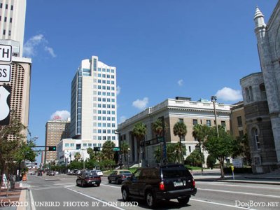 2010 - looking north on Florida Avenue (US 41) in downtown Tampa  (#4113)