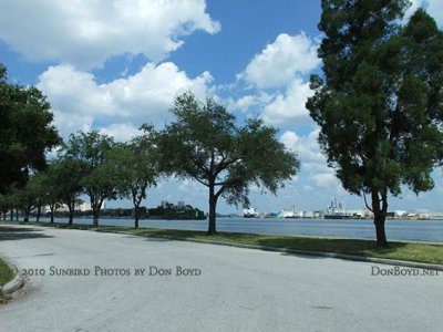 2010 - a view of Channel Drive on Davis Island with the shipping channel in background  (#4133)
