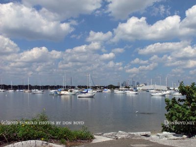 2010 - former seaplane basin at Peter O. Knight Airport with downtown Tampa in the background (#4136)