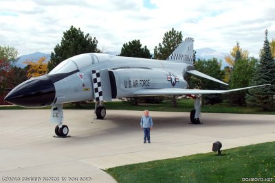 October 2010 - Kyler and McDonnell-Douglas F-4C Phantom #AF64-0799 painted as AF63-7589