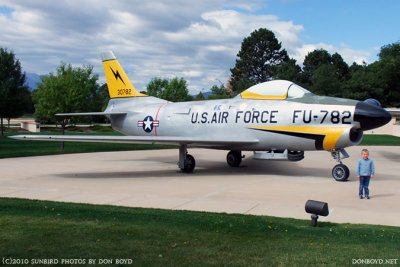 October 2010 - Kyler and North American F-86L Sabre Dog #AF53-0782