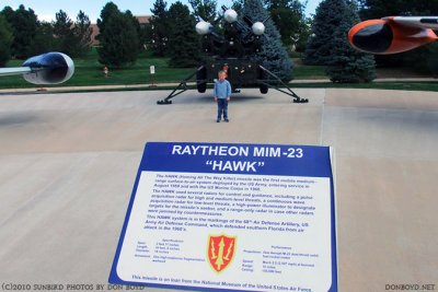 October 2010 - Kyler and Raytheon MIM-23 U. S. Army Hawk missiles