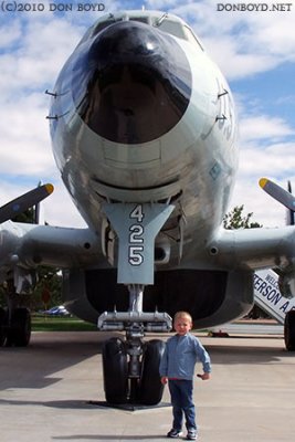 October 2010 - Kyler with Lockheed EC-121T Warning Star #AF52-3425