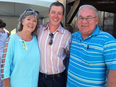 August 2010 - Brenda, Justin and Don in Crested Butte the day after Justin's wedding to Erica Mueller