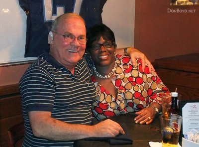 December 2010 - Don Boyd with Cynthia Murray Thompson after lunch at Shula's 2