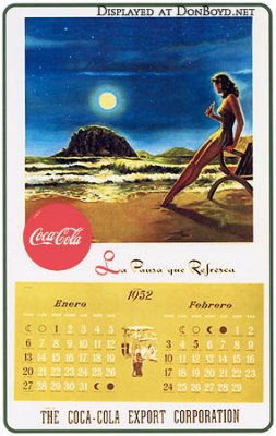 1952 - Coca-Cola calendar in Spanish