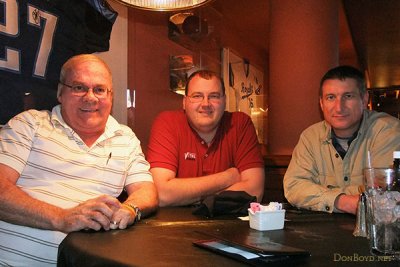 January 2011 - Don Boyd, David Knies and Walter Wilson after dinner at Shula's 2