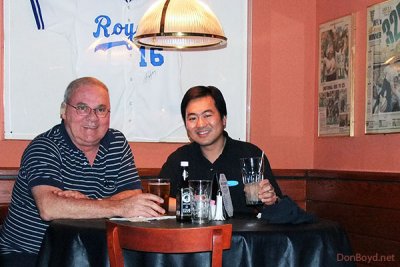 January 2011 - Don Boyd and Ben Wang after dinner at Shula's 2