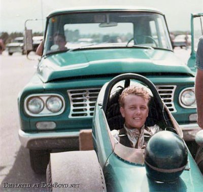 1961 - Richard Vissor - drag raced at Masters Field