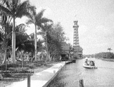 1910 - 1920 the Cardale Tower on the Miami River
