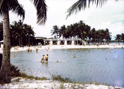 1954 - Matheson Hammock and the beach pavilion