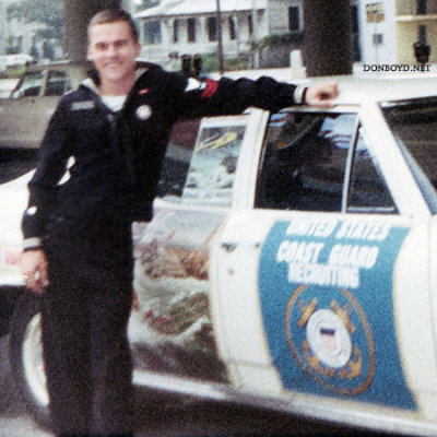 1968 - Don and USCG Recruiting car used in Veterans Day Parade in Tampa