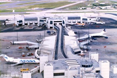 1988 - Concourse E and the E-Satellite at Miami International Airport