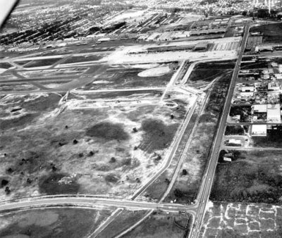 1953 - looking north along LeJeune Road from about NW 20th Street north to Okeechobee Road