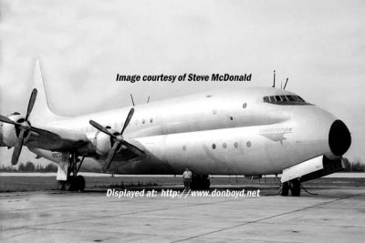 1960s - ex-USN Lockheed R6V (formerly XR6O) Constitution N7673C at Opa-locka Airport