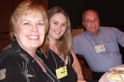 May 2007 - Karen, Donna and Don at the PEO Florida state convention in Daytona Beach
