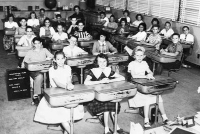 1960 - Mrs. Curry's 6th grade class at Kensington Park Elementary School in Miami