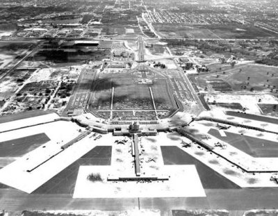 1959 - the new 20th Street Terminal at Miami International Airport (hotel not built yet)
