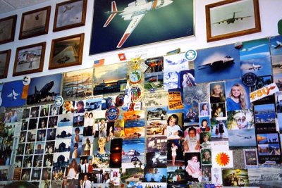 1999 - Don Boyd's office wall at MIA