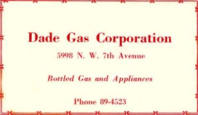 1952 - Dade Gas Corporation