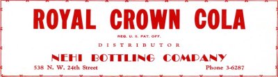 1952 - Royal Crown Cola