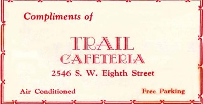 1952 - Trail Cafeteria