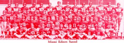 1952 - Miami Edison High School Football Squad