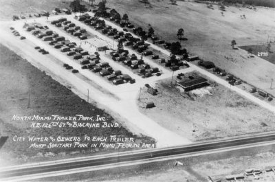 1930s? - North Miami Trailer Park with North Dade Aviation Station across the street (bottom)