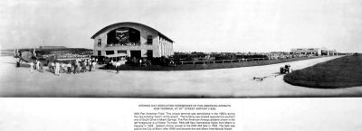 1929 - Fokker Tri-Motor at the dedication of the new passenger terminal at Pan American Field