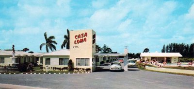 1950's - the Casa Loma Motel at 21110 Biscayne Boulevard