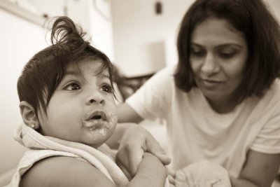 Yahvi and Mom