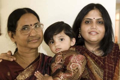 Sid, Mom and Grandma
