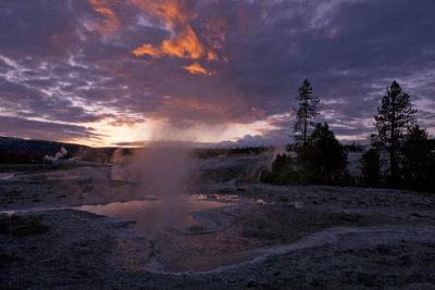 Hot Spring in Yellostone NP