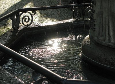 Fountain in Kempen, Rhineland, 2009