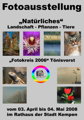 Das Plakat für unsere nächste Ausstellung - wir freuen uns auf jeden Besucher