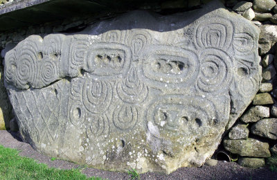 Decorated Stone, Newgrange Tumulus, Bru na Boinne