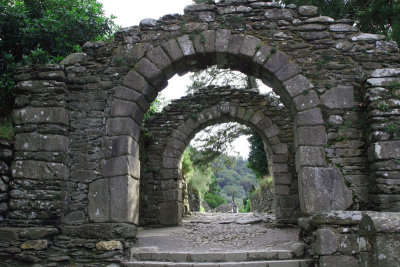 Double Arched Gateway, St Kevins Monastic Ruins, Laragh