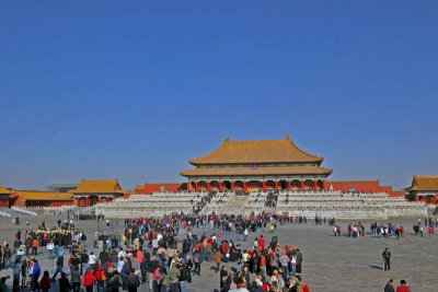 The Forbidden City...a panorama..