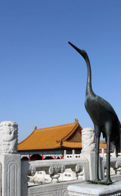 Bronze Crane