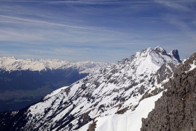 Mountain Panorama 4 from Hafelekar Station, Innsbruck Funicular & Cable Car