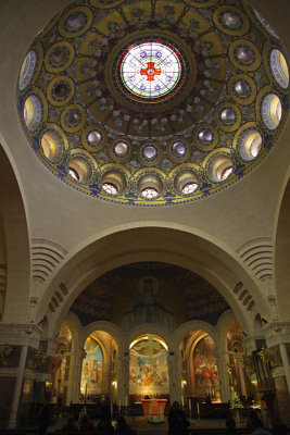 Interior of Basilica, Lourdes.