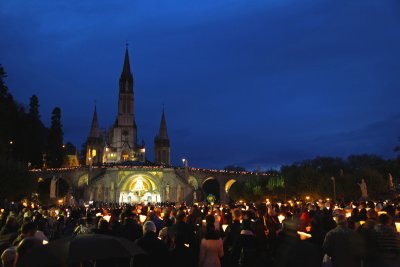 Candlelight  Procession -  Sanctuary of Our Lady of Lourdes.