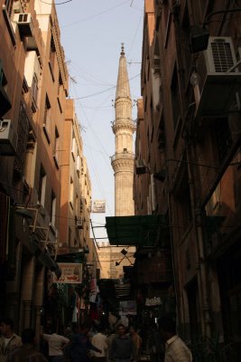 Street in Khan el-Khalili Bazaar, Cairo