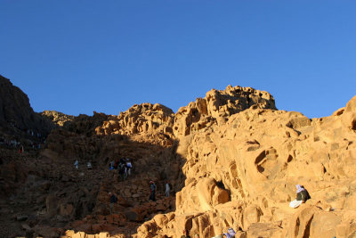 Pilgrims Descending with the Dawn, Mt. Sinai