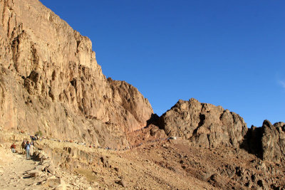 Sun Up High! Pilgrims Straggling Down! Mt. Sinai