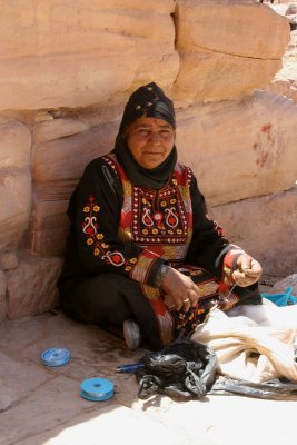 Bedouin Stallholder, Petra