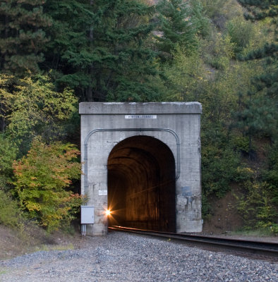 If you see light at the end of this tunnel, you better run!!  West side of the Winton Tunnel